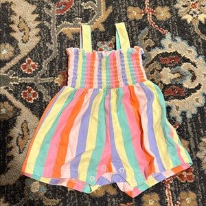 Garanimals Multicolor Striped Romper
